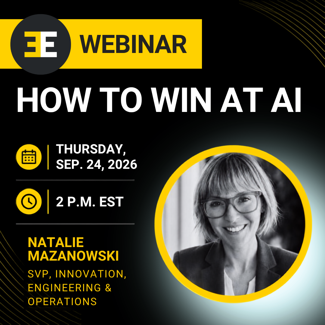 3E Webinar: How to Win at AI — Thursday, Sep. 24, 2026 at 2 p.m. EST with Natalie Mazanowski